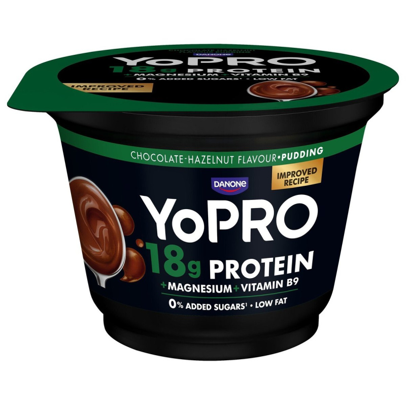 Danone YoPRO Protein puding s čokoládovo-lískooříškovou příchutí