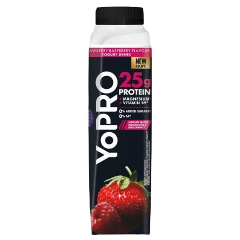 Danone YoPRO Proteinový jogurtový nápoj jahoda a malina