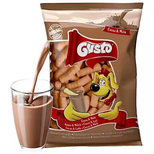 Gusto křupky kukuřičné sweet milk a kakao 80g