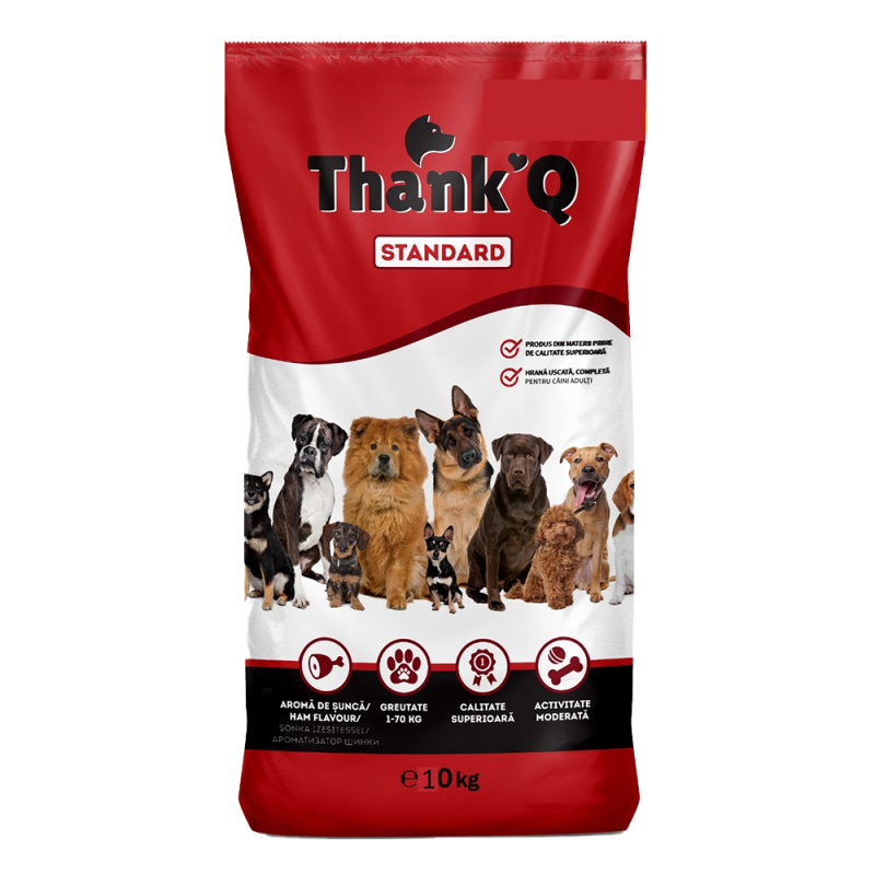 Thank'Q THANK´Q Šunkové granule krmivo pro psy 10 kg