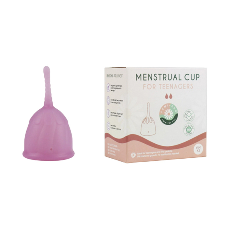 Menstruační kalíšek Femi.Eko Teen Lila vel. XS (Cup-Sani-Teen)