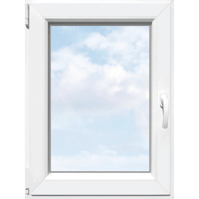 TeraGlass Okno plastové 4-komorové, 2-sklo, bílé, 1200 x 1200 x 60 mm, L