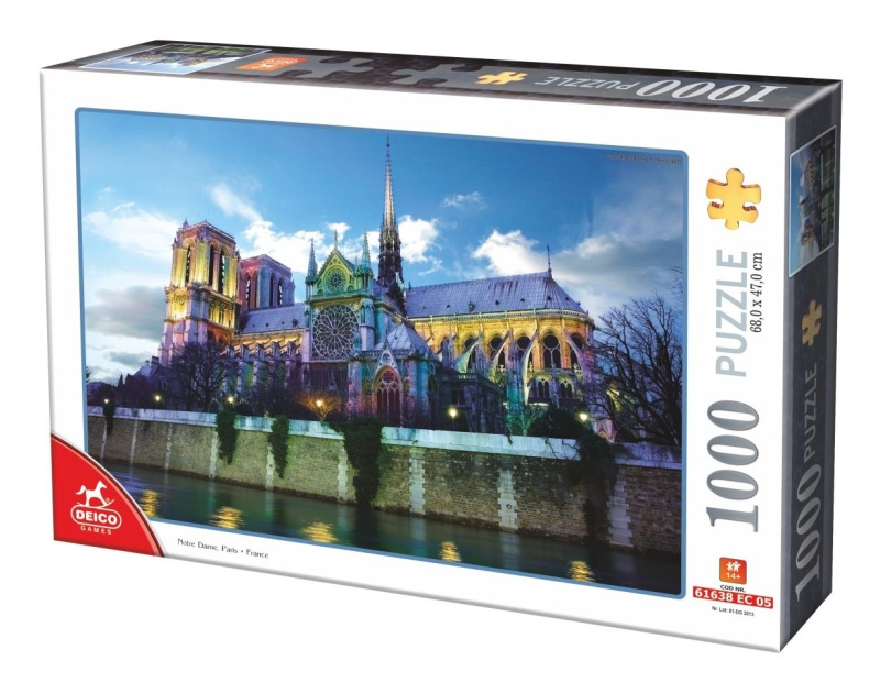 DEICO Notre Dame Paříž 1000 dílků