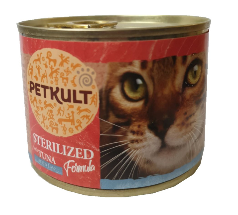 Petkult Cat Konzerva Sterilised Tuňák - 185g