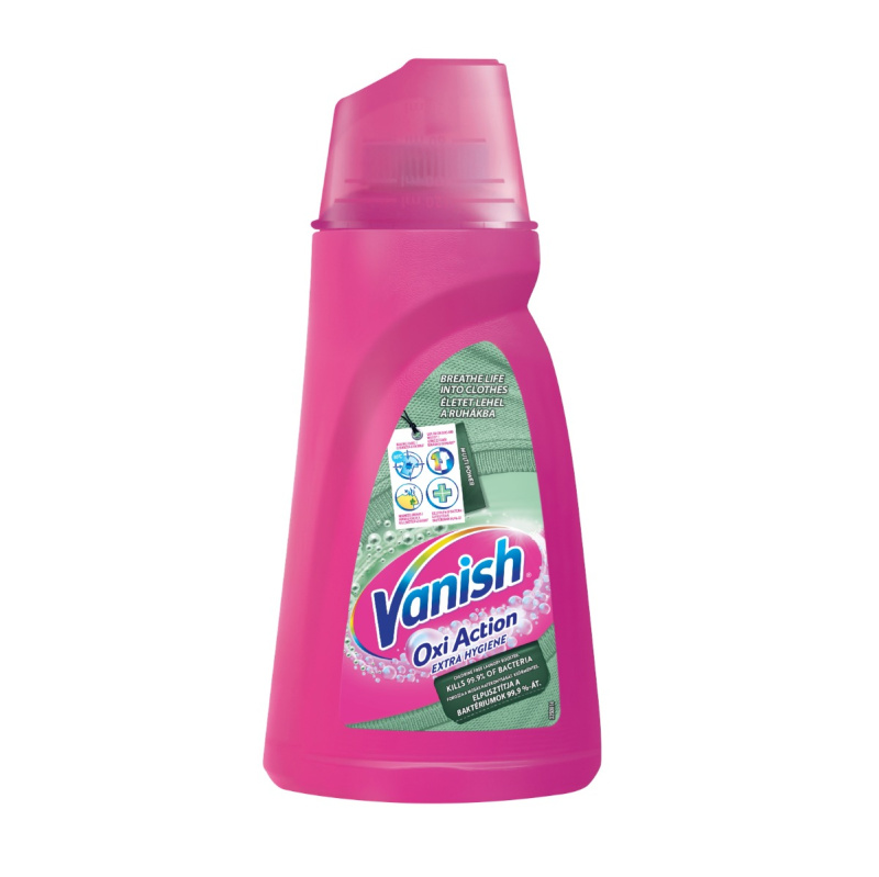 VANISH Oxi Action Extra Hygiene Tekutý odstraňovač skvrn 940 ml