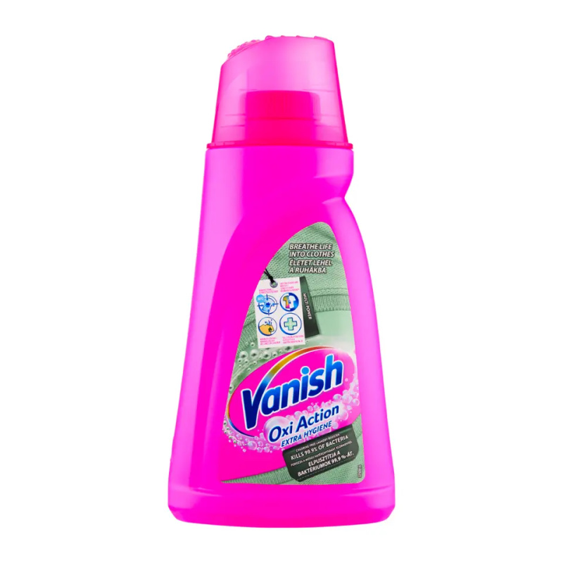 VANISH Oxi Action Extra Hygiene Tekutý odstraňovač skvrn 940 ml