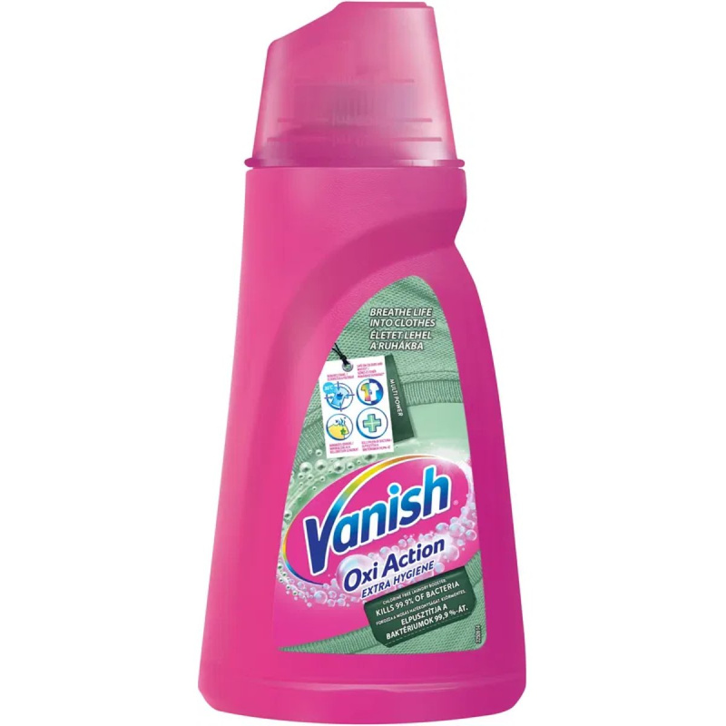 VANISH Oxi Action Extra Hygiene Tekutý odstraňovač skvrn 940 ml