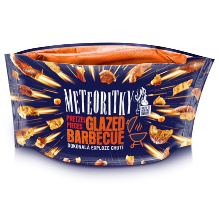 Meteoritky Kousky preclíků s příchutí barbecue