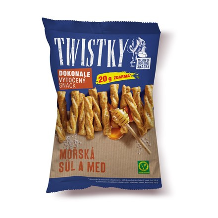 TWISTKY Mořská sůl med 180 g