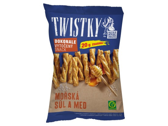 TWISTKY Mořská sůl med 180 g