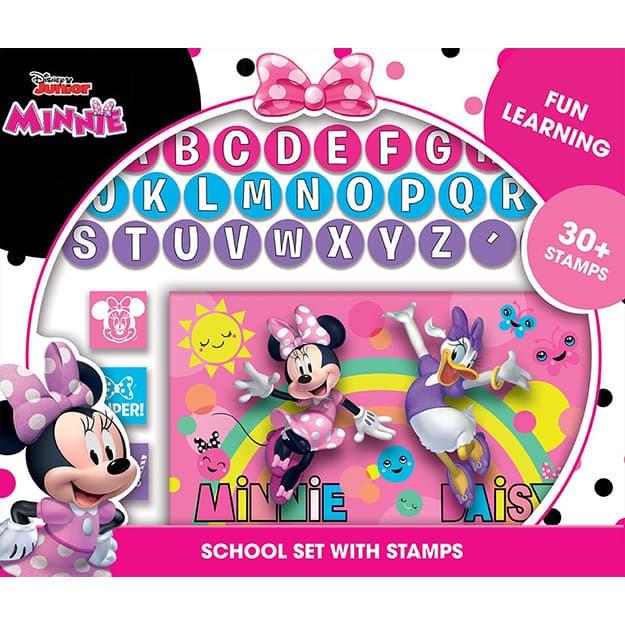 Školní set s razítky - Minnie
