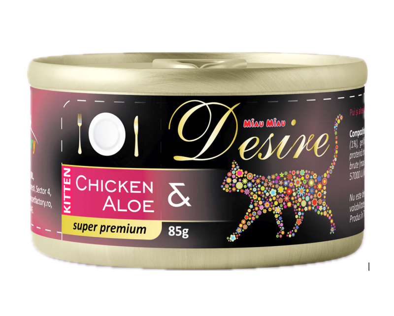Desire Konz. Kitten Chicken/Aloe Vera - 24x85g