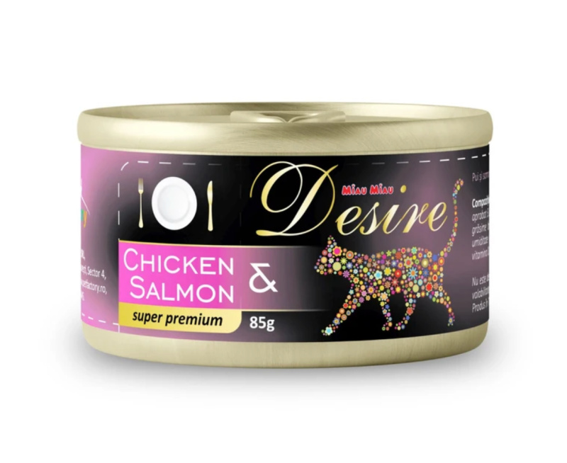 Desire Konz. Adult Chicken/Salmon - 24x85g