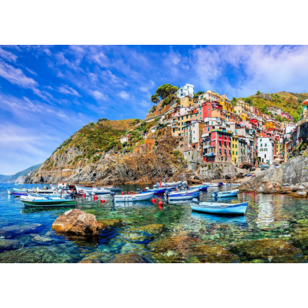 Puzzle Riomaggiore, Cinque Terre, Itálie 1000 dílků