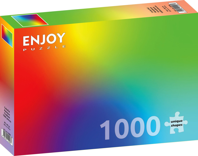 Enjoy Barevný duhový gradient 1000 dílků