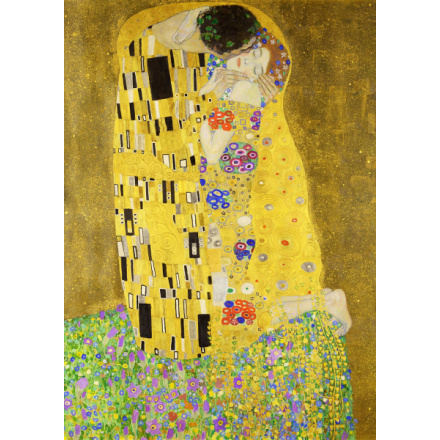 Puzzle Gustav Klimt: Polibek 1000 dílků