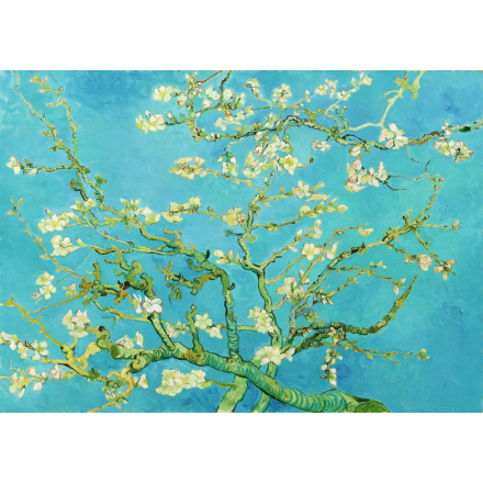 Puzzle Vincent Van Gogh větev mandlovníku 1000 dílků