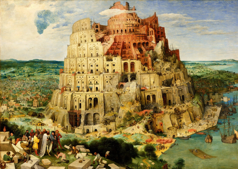 Enjoy Pieter Bruegel: Babylonská věž 1000 dílků