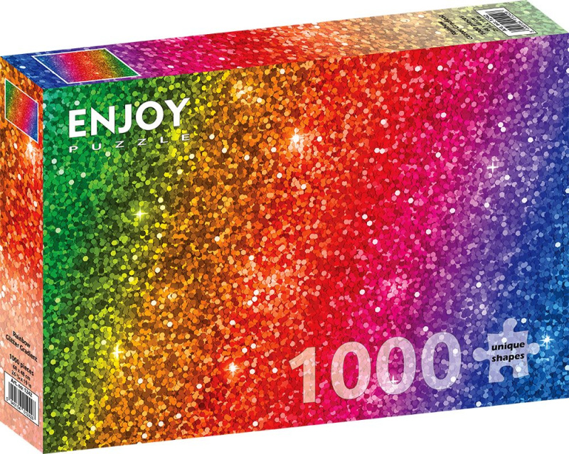 Enjoy Duhový třpytivý přechod 1000 dílků