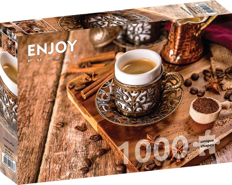Enjoy Miluji kafe 1000 dílků