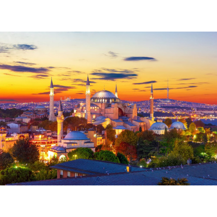 Enjoy Hagia Sofia při západu slunce Istanbul 1000 dílků