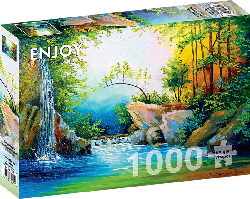 Enjoy V lese poblíž vodopádu 1000 dílků