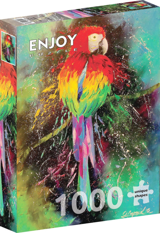 ENJOY Barevný papoušek 1000 dílků
