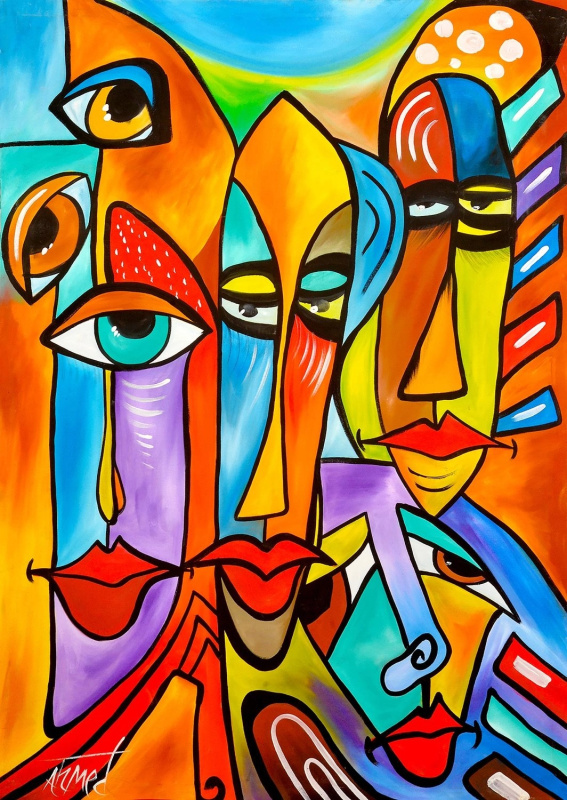 ENJOY Tváře Bico 1000 dílků