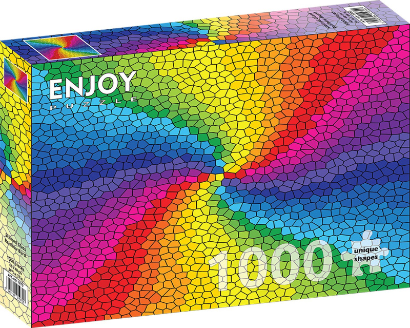 ENJOY Vitráž duhový výbuch 1000 dílků