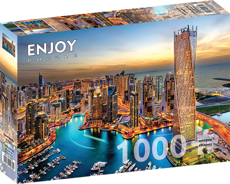 ENJOY Dubajský přístav v noci 1000 dílků