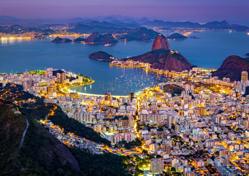 ENJOY Rio de Janeiro v noci Brazílie 1000 dílků