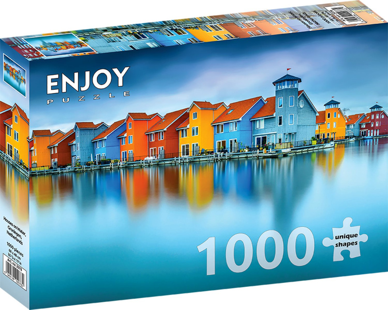 ENJOY Domky u vody Groningen Nizozemsko 1000 dílků