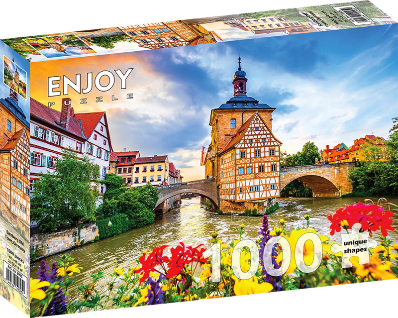 ENJOY Staré město Bamberg Německo 1000 dílků