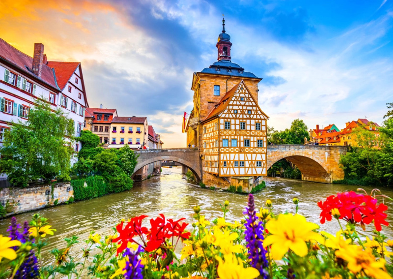 ENJOY Staré město Bamberg Německo 1000 dílků