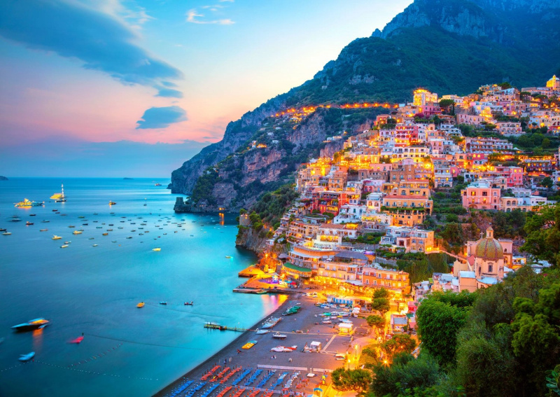 ENJOY Positano za soumraku Itálie 1000 dílků
