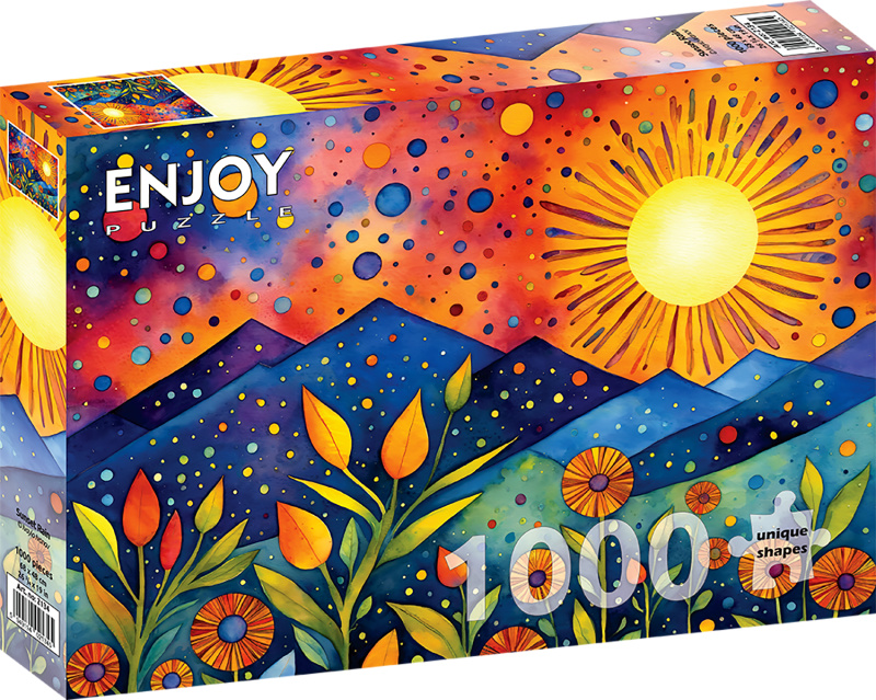 ENJOY Déšť při západu slunce 1000 dílků