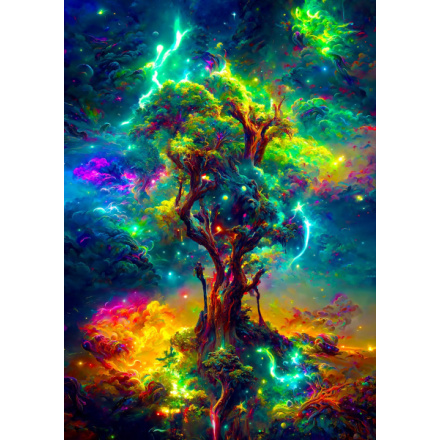 Puzzle Kosmický Strom Života 1000 dílků
