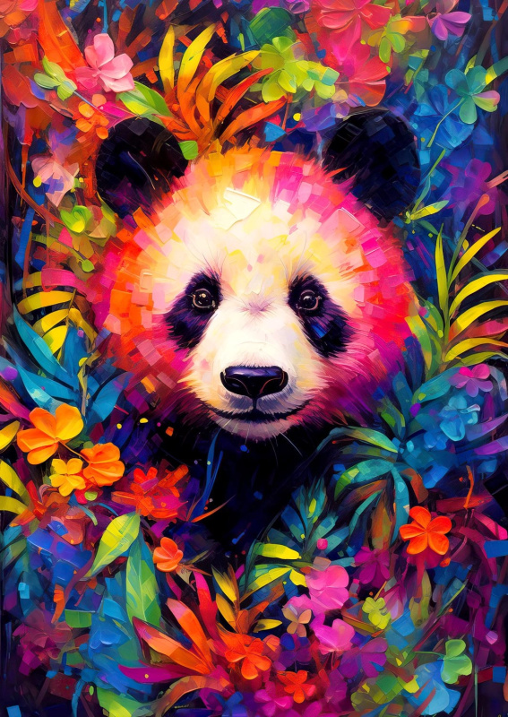 ENJOY Hravé pandí mládě 1000 dílků