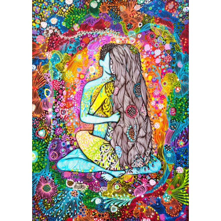 Užijte si Puzzle Kosmická láska 1500 dílků