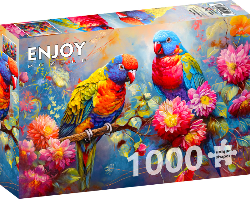 Puzzle Tropičtí Společníci 1000 Dílů