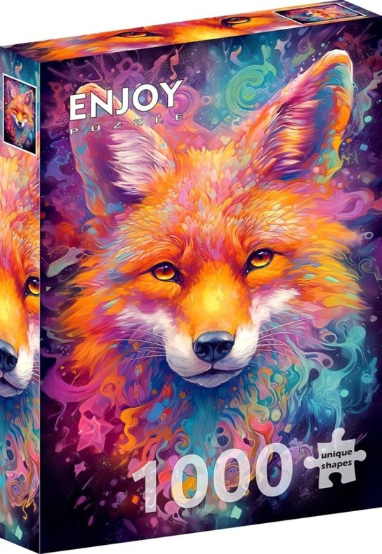 Puzzle Ohnivá liška 1000 dílků