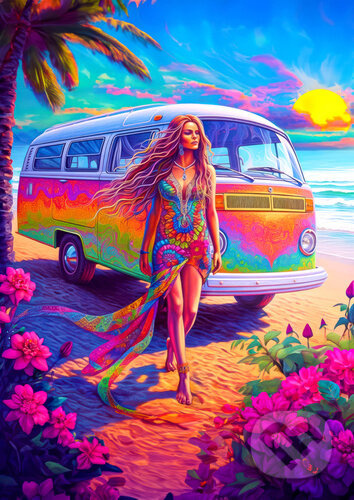 Hippie puzzle V srdci 1000 dílků