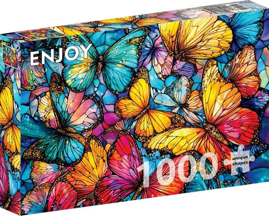 ENJOY puzzle Motýlí extravagance 1000 dílků