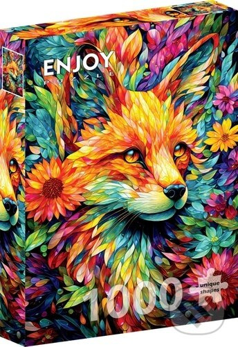 Enjoy puzzle květinová liška 1000 dílků