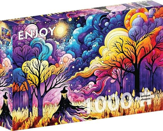 ENJOY puzzle Cesta čarodějnice 1000 dílků