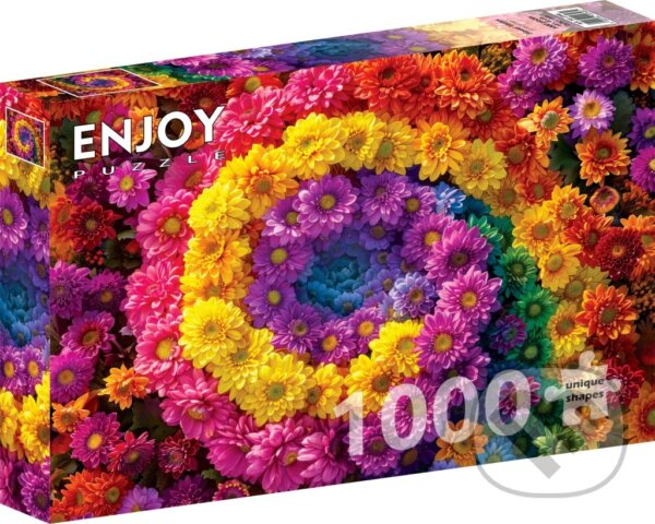 Enjoy puzzle Květinový vír 1000 dílků