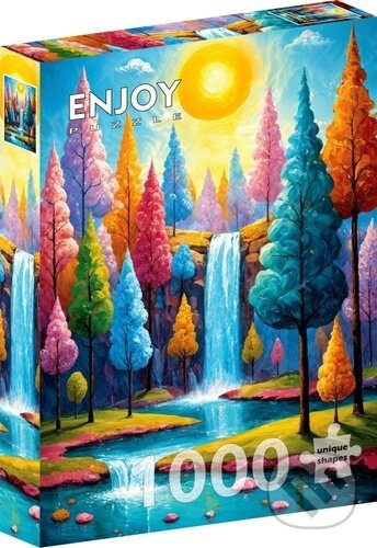 Enjoy puzzle Lesní kaskáda 1000 dílků