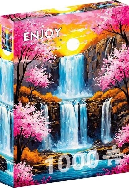 Enjoy puzzle Třešňový vodopád 1000 dílků