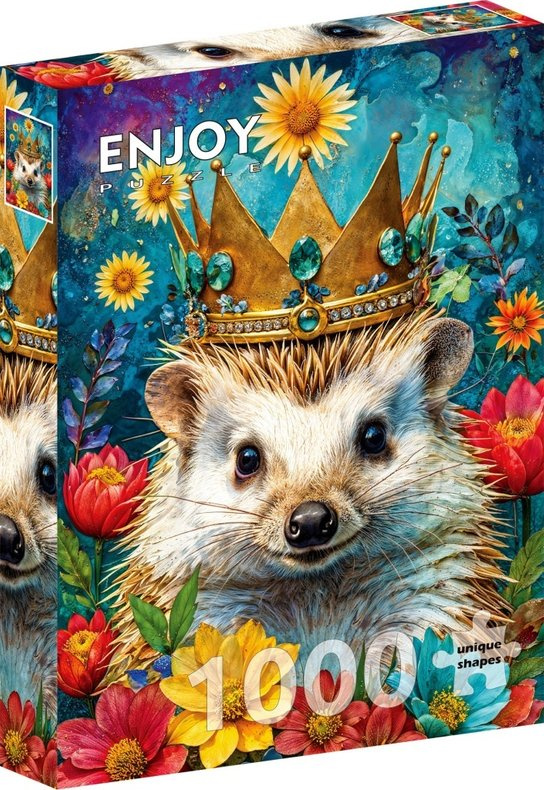 Enjoy puzzle korunovaný ježek 1000 dílků