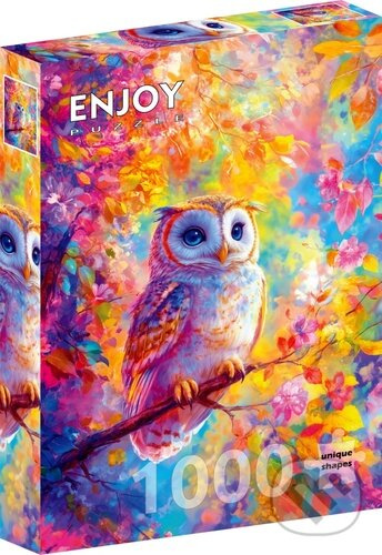 Enjoy puzzle Pastelová sova 1000 dílků